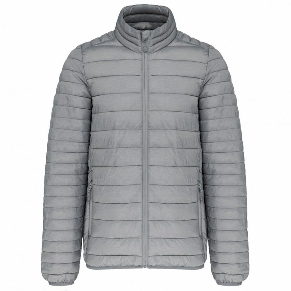 Kariban Mens Lightweight Padded Jacket / Silver Marl